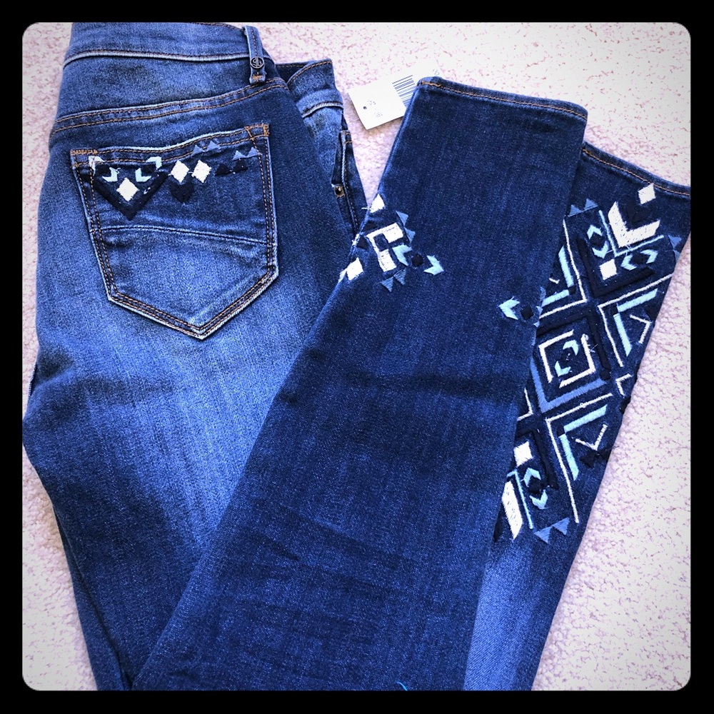 Driftwood patterned jeans NWT, size 27